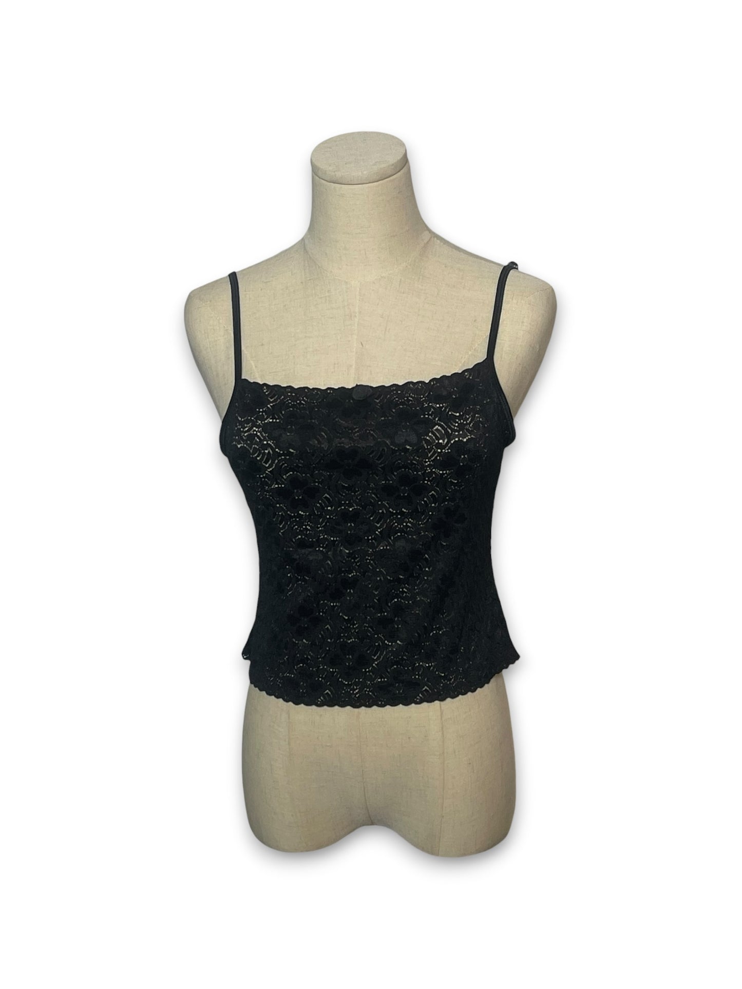 90’s/Y2K Lace Tank Top (M)