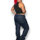 Y2K/Modern Liberty Blues Dark Blue Denim Jeans (3X)