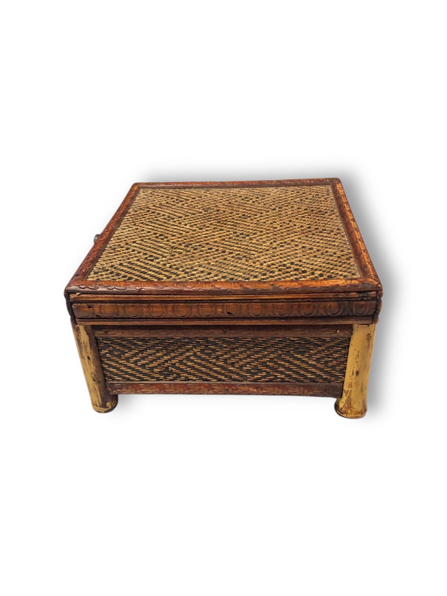 Vintage Wooden Jewelry Box