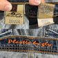 Y2K Medium Wash Distressed Jeans (S)