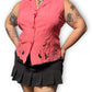 90’s Joy & Peace Salmon Pink Sleeveless Blouse (2X)
