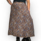 90’s Charter Club Brown Floral Patterned Maxi Skirt (3X)