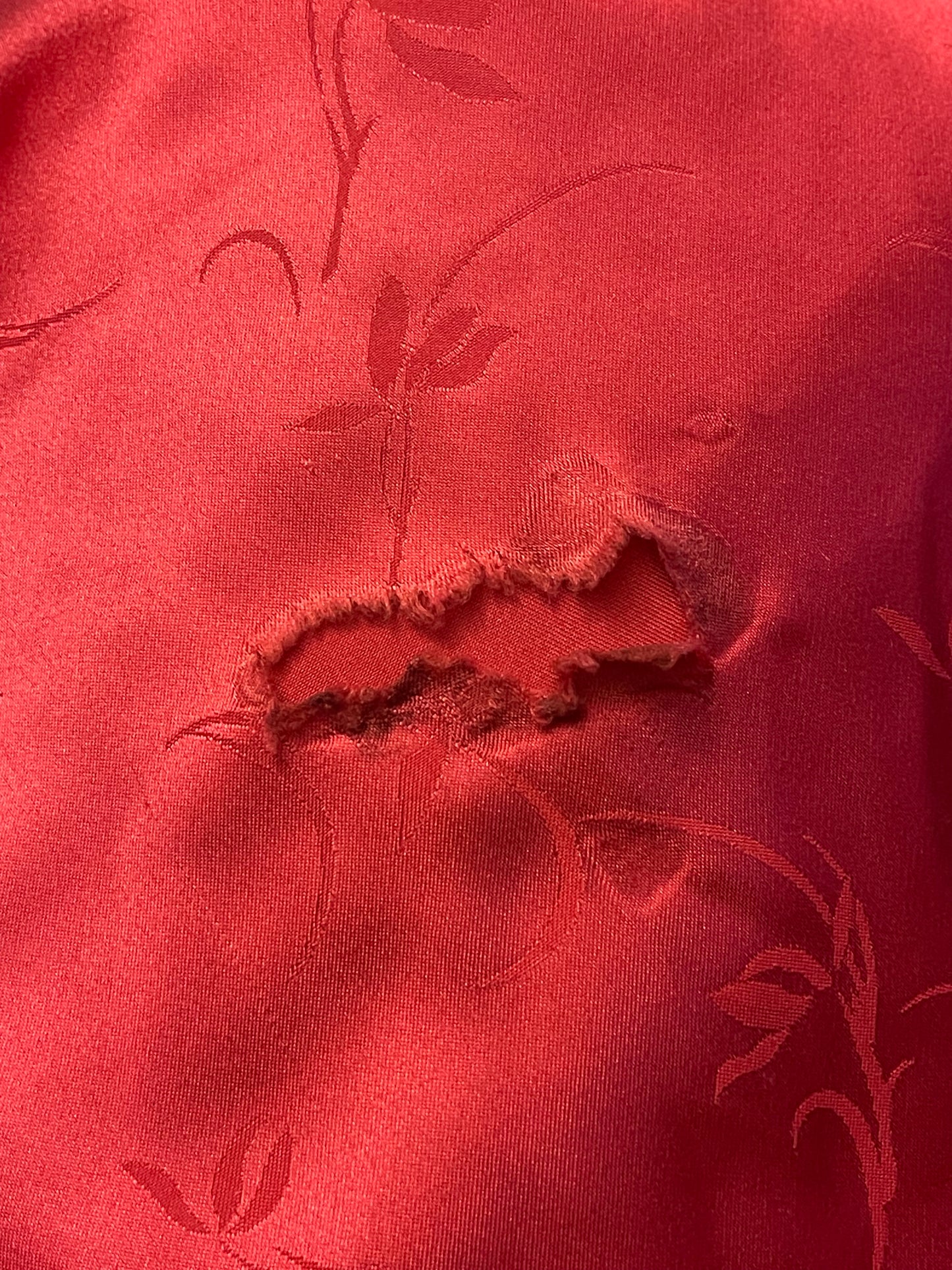 80’s Hot Pink Satin Nightgown (2X)