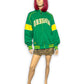 90’s/Y2K Oregon Ducks Green Zip-Up Jacket (L)