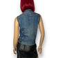 70’s Lee Patched Denim Vest (S/M)