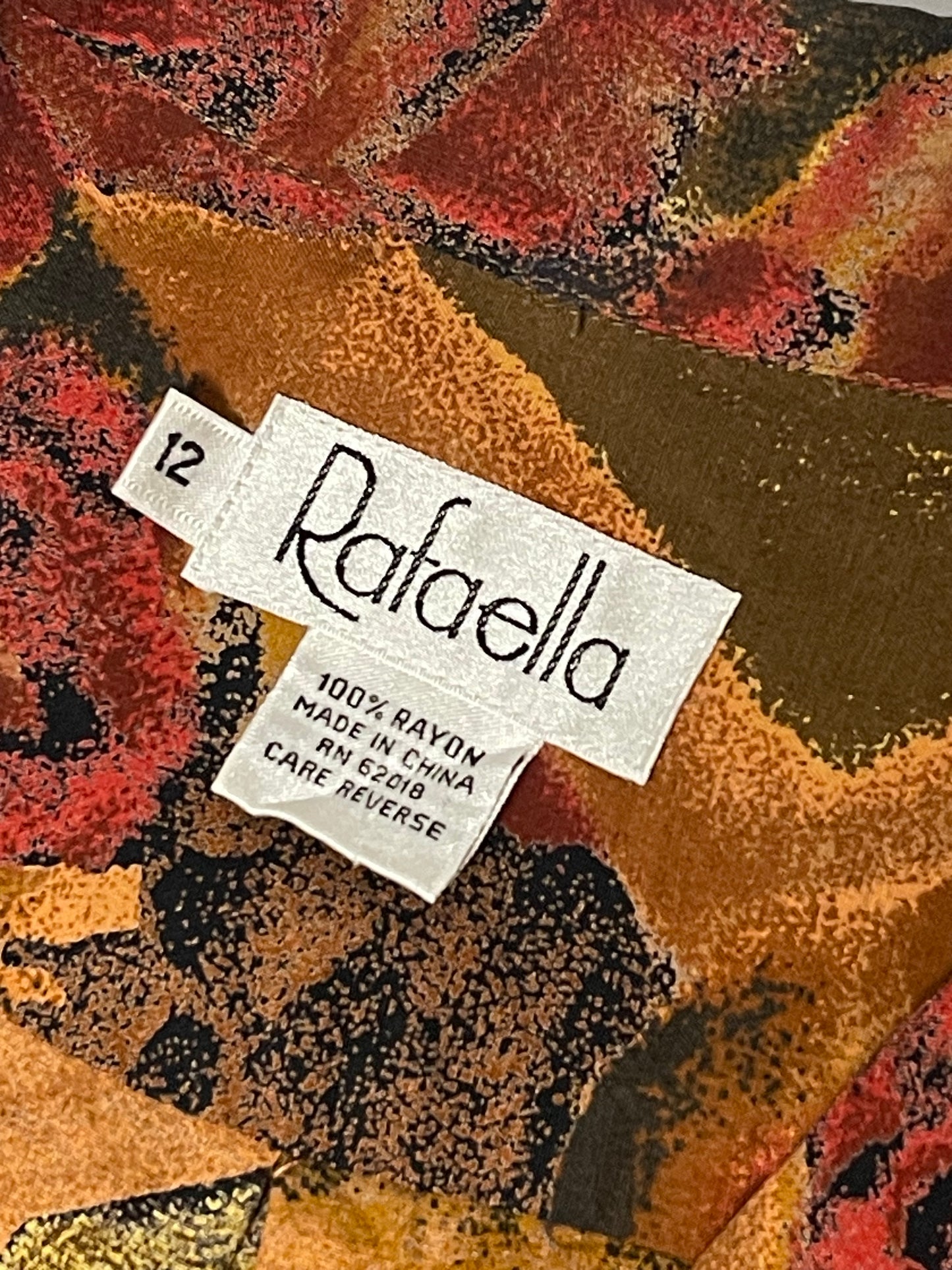 90’s Floral Print Blouse (L)