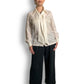 70’s Lady Arrow White Blouse (M/L)