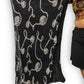 Black Swirly Scarf
