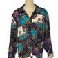 80’s/90’s Retro Satin Print Blouse (L/XL)