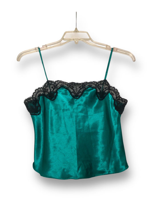 80’s Private Editions Teal Satin Lingerie Tank Top (S)