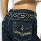 Y2K Angels Dark Wash Jeans (XL)