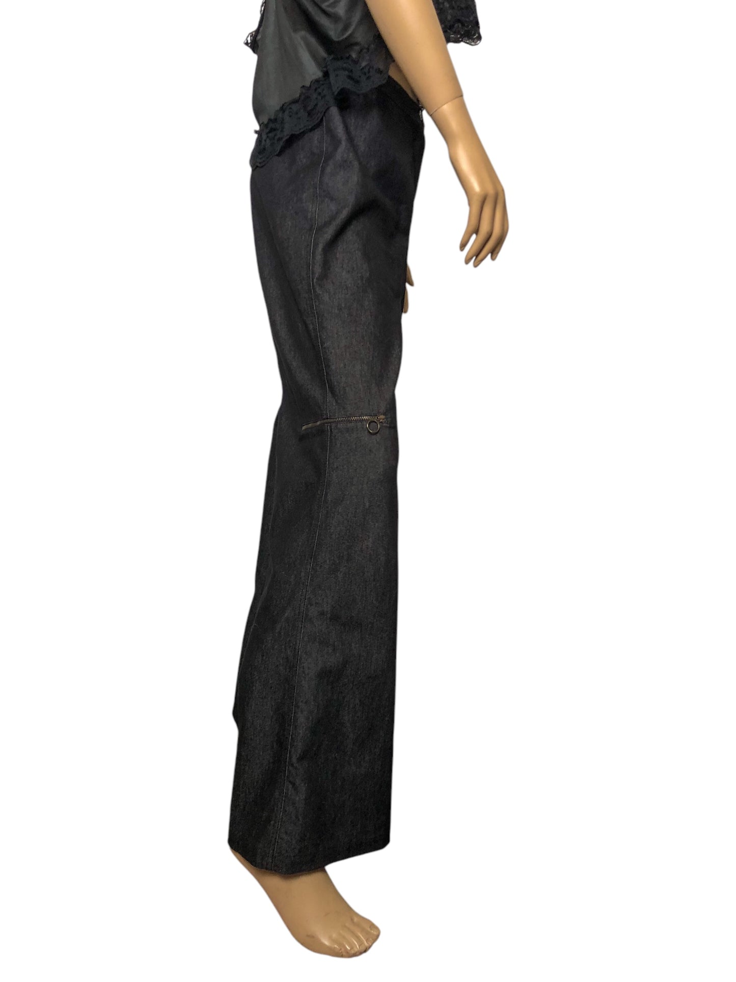 90’s/Y2K Cop. Copine Black Denim Jeans (L)