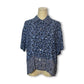 90’s Floral Print Blouse (M)