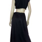 80’s Topics California Black A-Line Skirt (M/L)