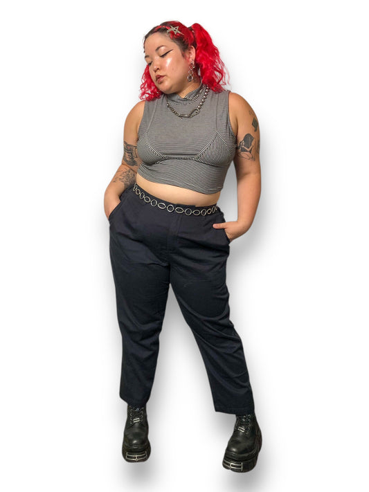 Y2K Elisabeth by Liz Claiborne Black Trousers (2X)