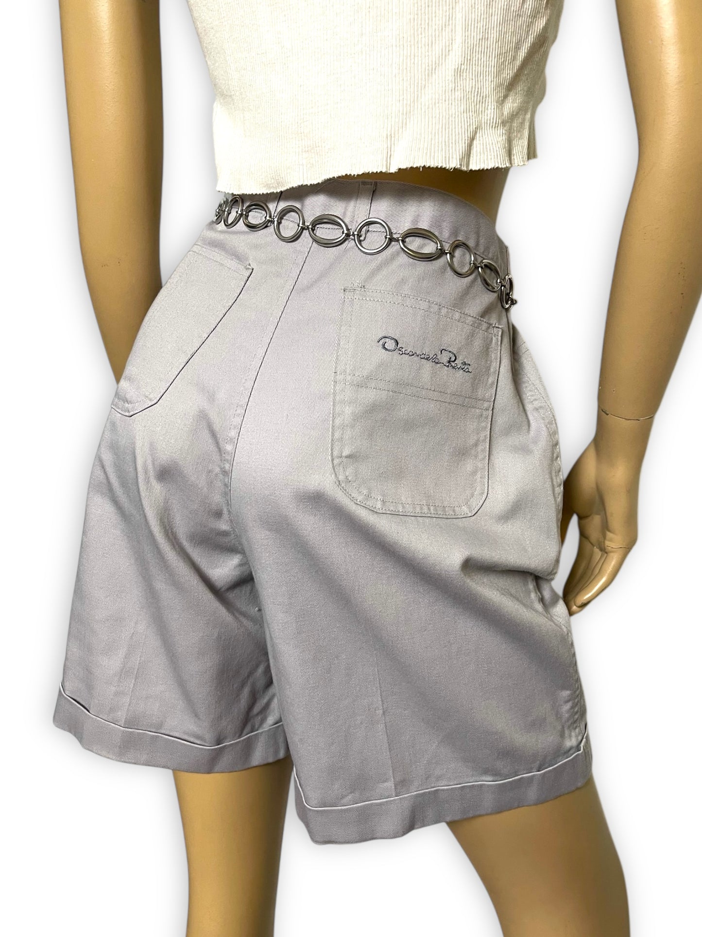 70’s/80’s Oscar de la Renta Gray Shorts (L)