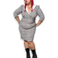 80’s Retro Print Sailor Dress (XL)