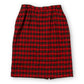 90’s Pendleton Red Tartan Plaid Pencil Skirt (L)