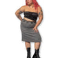 70’s Knit Pencil Skirt (XL/1X)