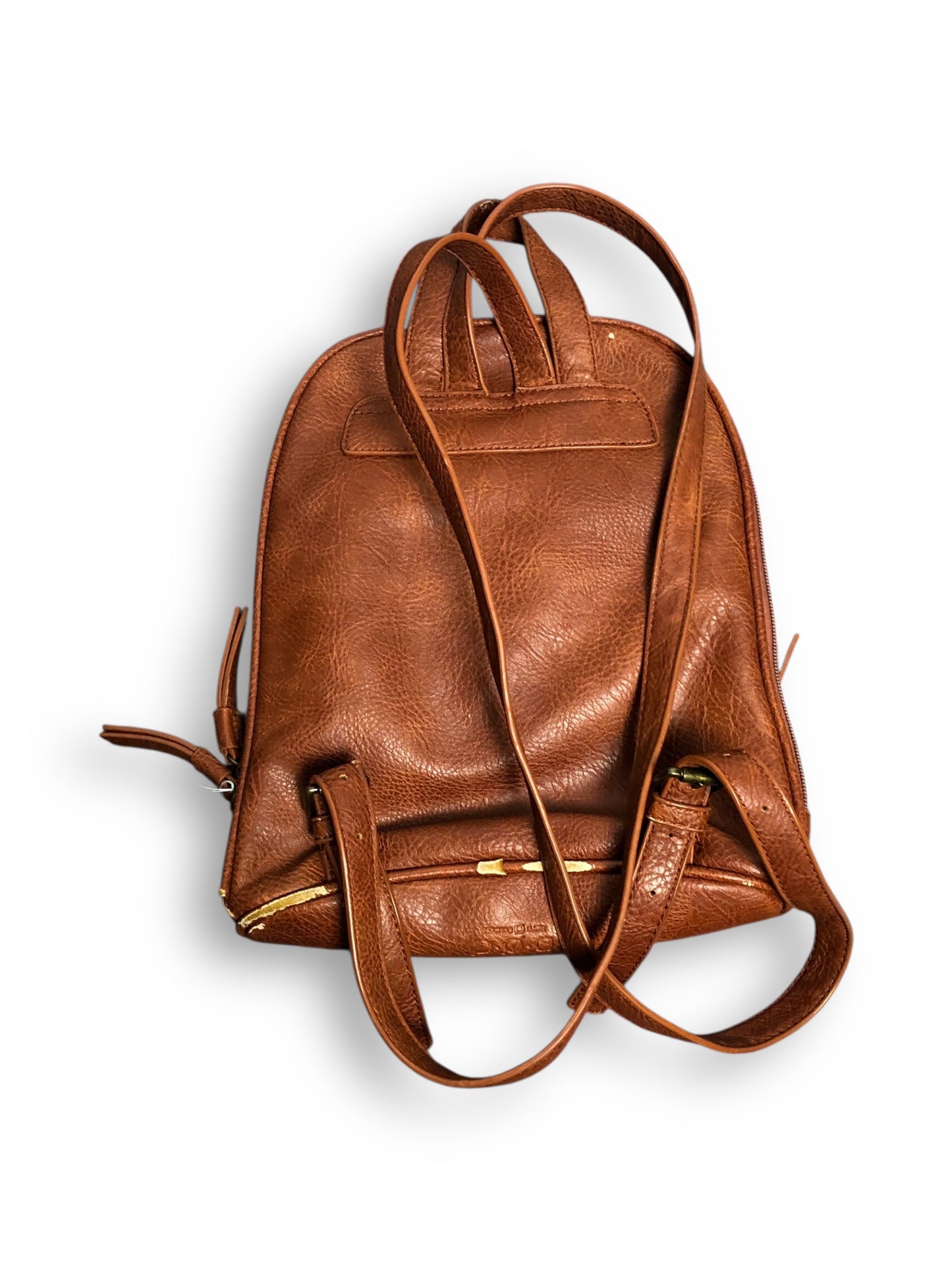 90’s b.o.c. Born Concepts Chestnut Faux Leather Mini Backpack
