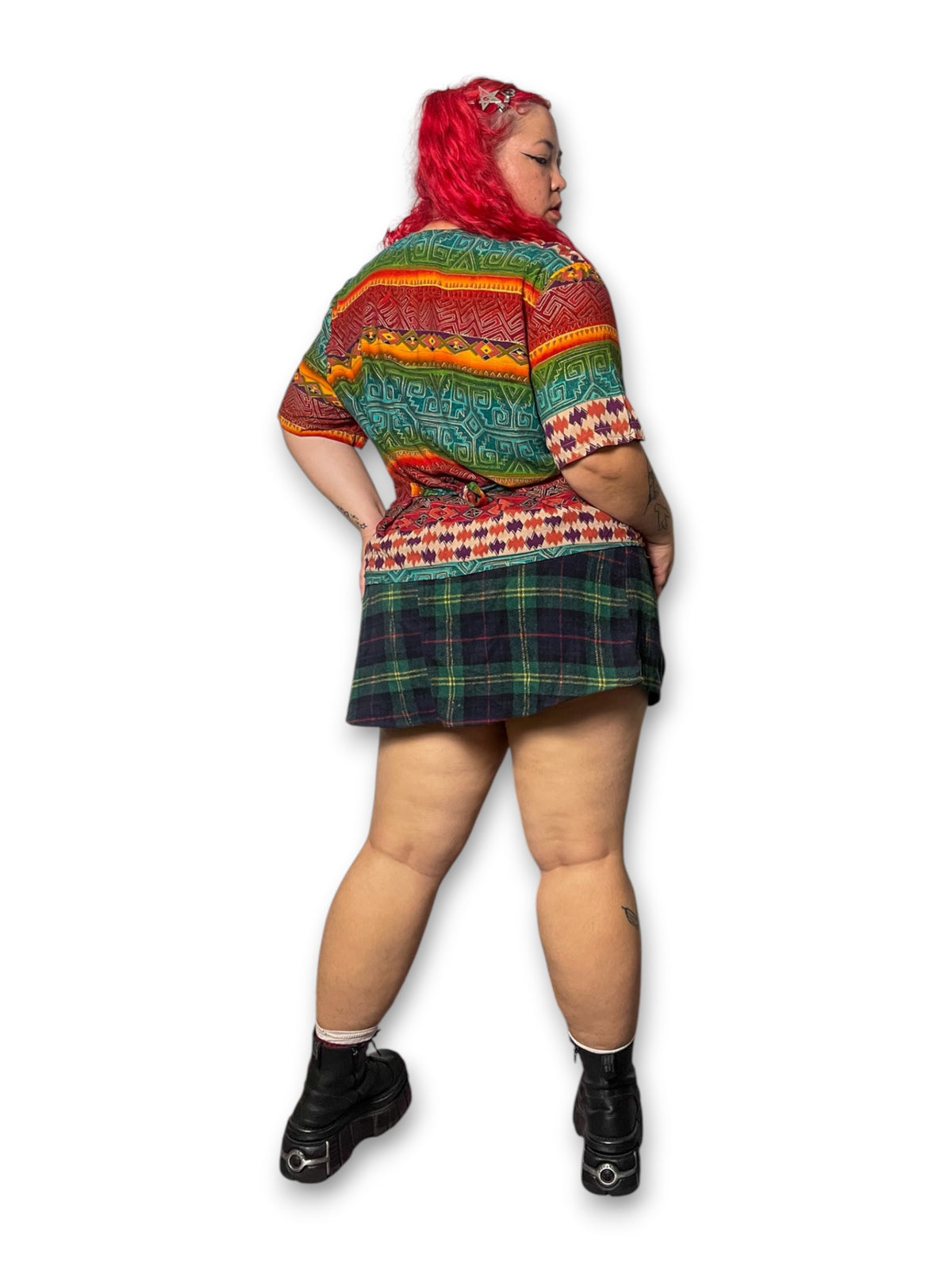 80’s/90’s Retro Southwestern Blouse (2X/3X)