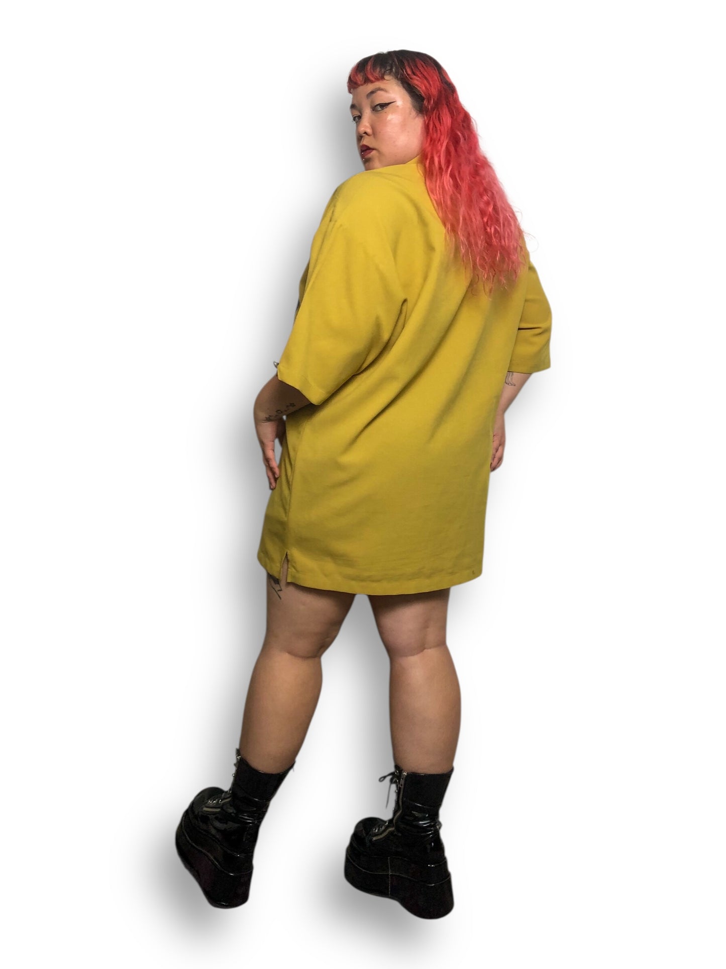 80’s Pulse Lime Green Retro Bowling Shirt (3X)