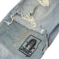 Upcycled Light Wash Denim Jeans (1X)