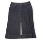 90’s/Y2K Dark Wash Denim Midi Skirt (3X)