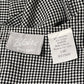 Y2K Black and White Gingham Maxi Dress (L/XL)