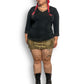 90’s Coldwater Creek Black Slinky Top (XL/2X)