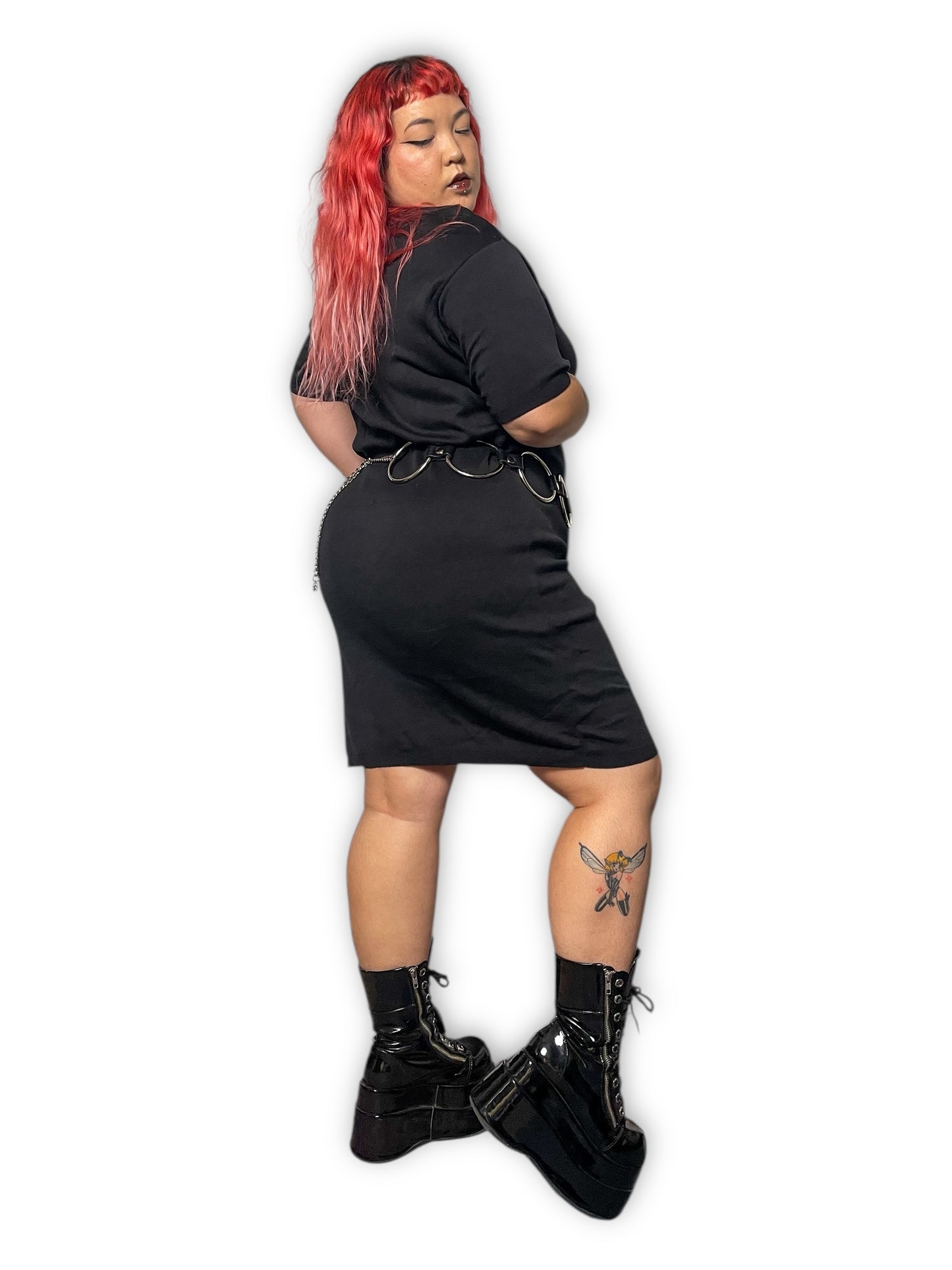 80’s Russ Berens Black Shift Dress (L/XL/1X/2X)