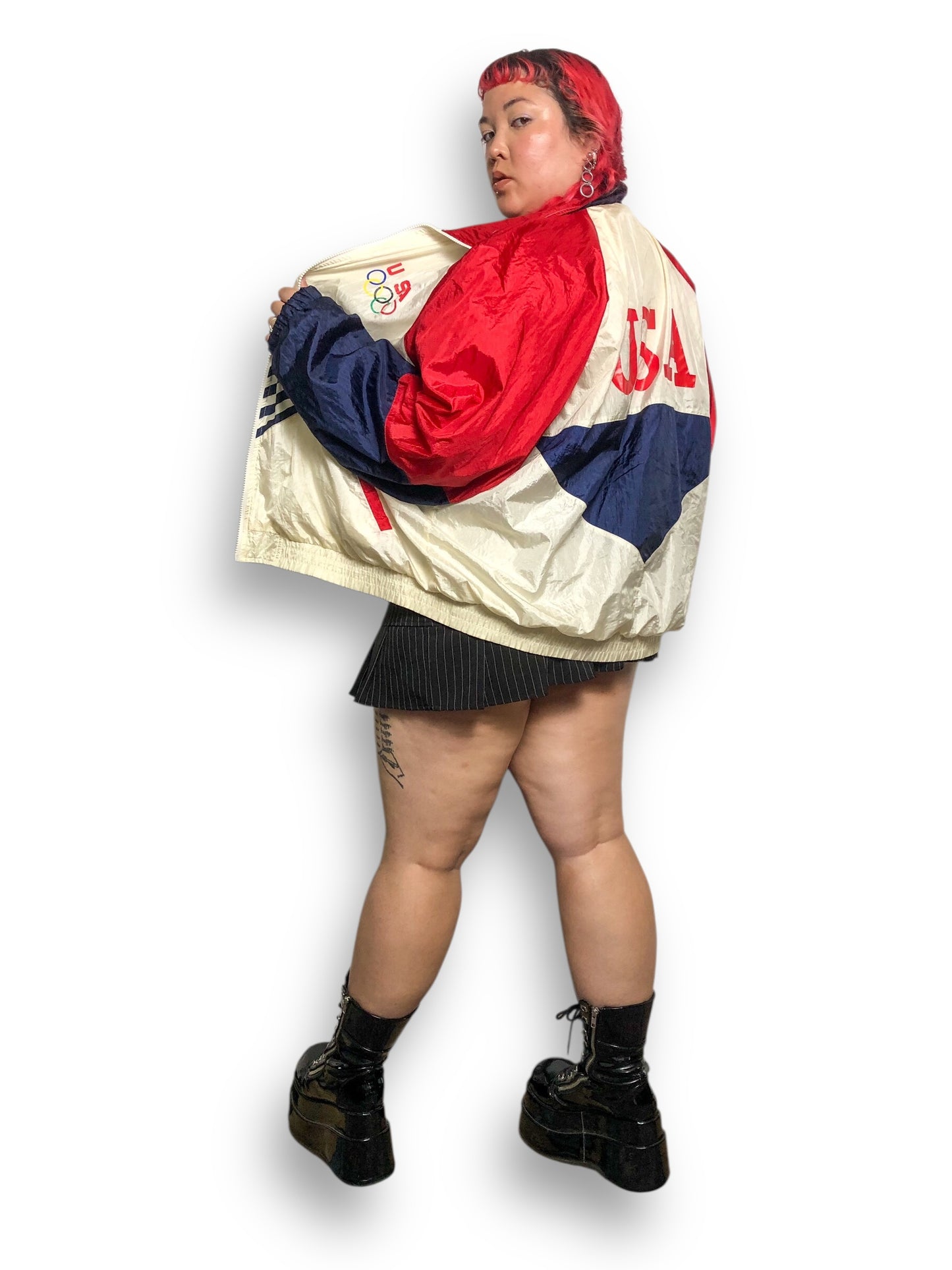 90’s Avon USA Olympics Windbreaker (L/XL/2X/3X)