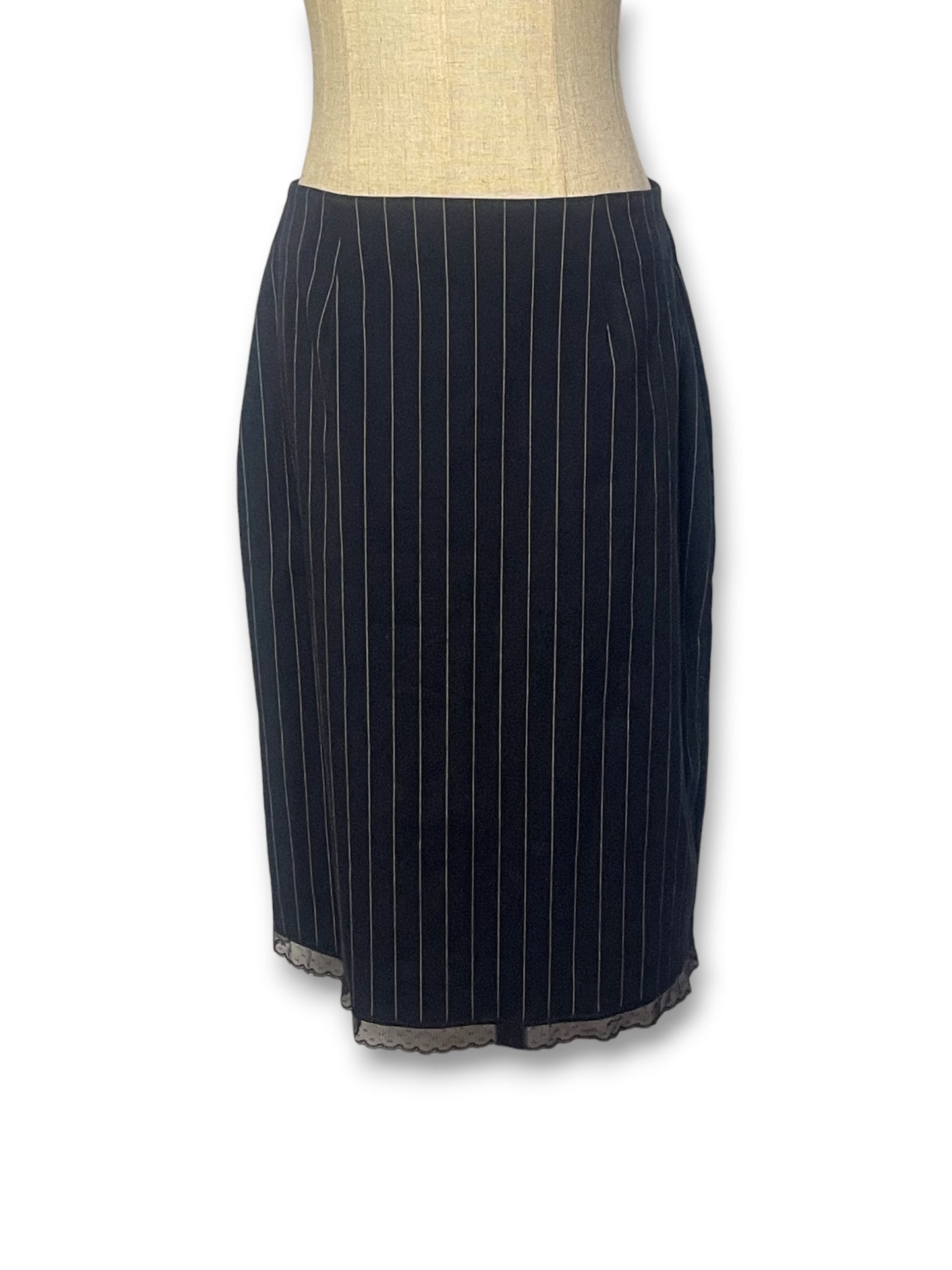 90’s/Y2K Pinstripe Pencil Skirt (M)