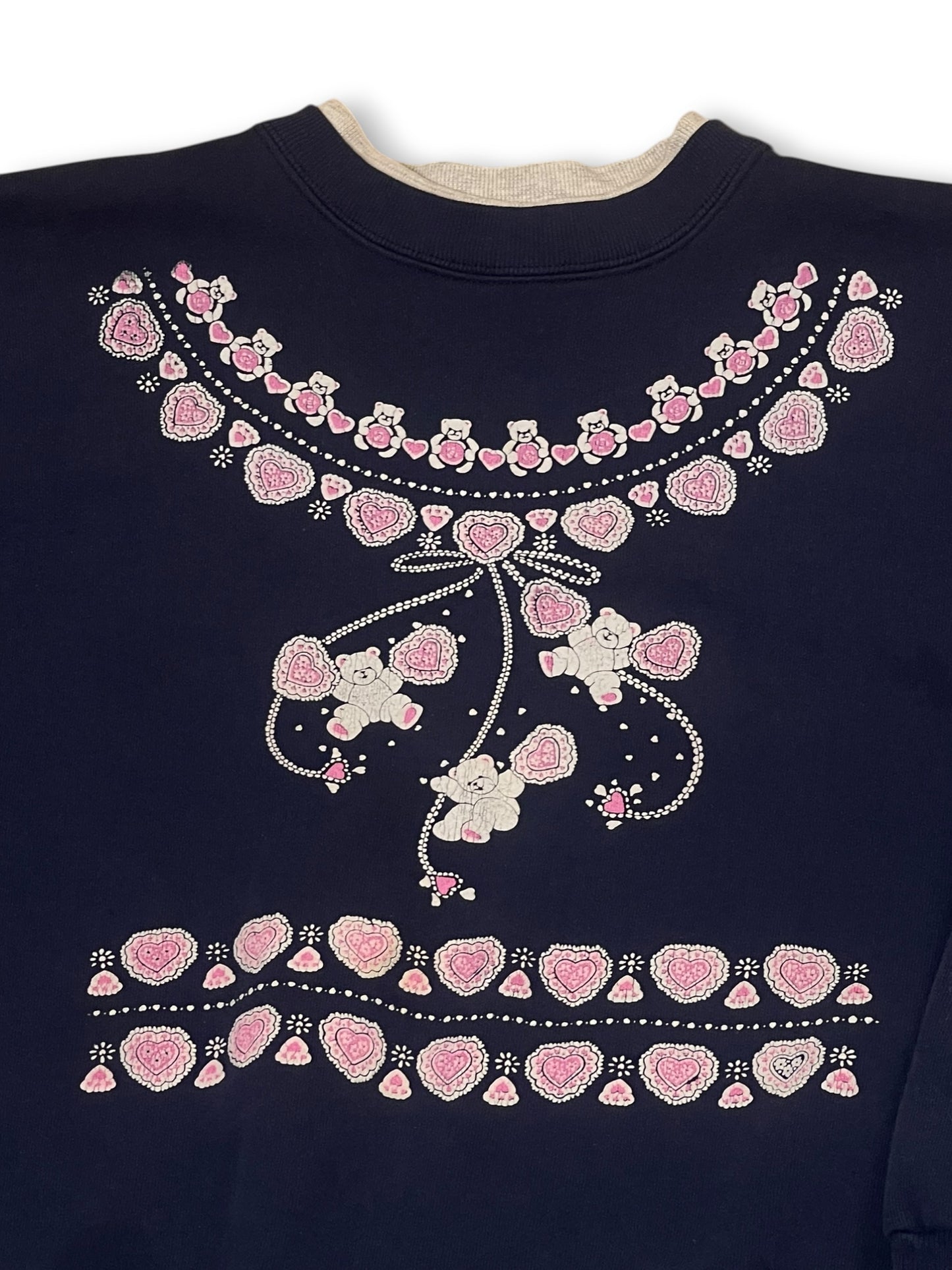 80’s Coquette Print Sweatshirt (XL)