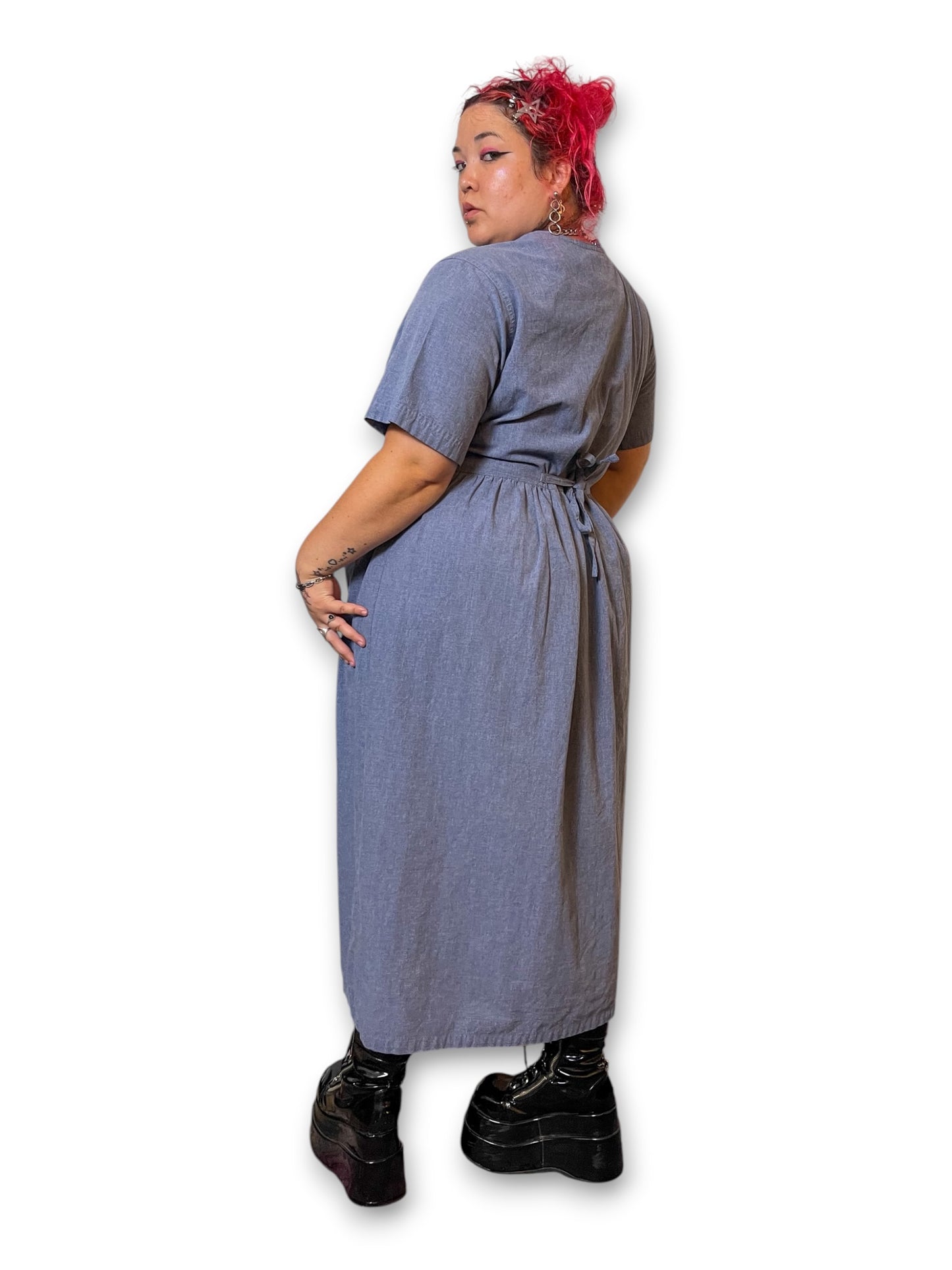 Y2K Cottage Prairie Maxi Dress (1X)