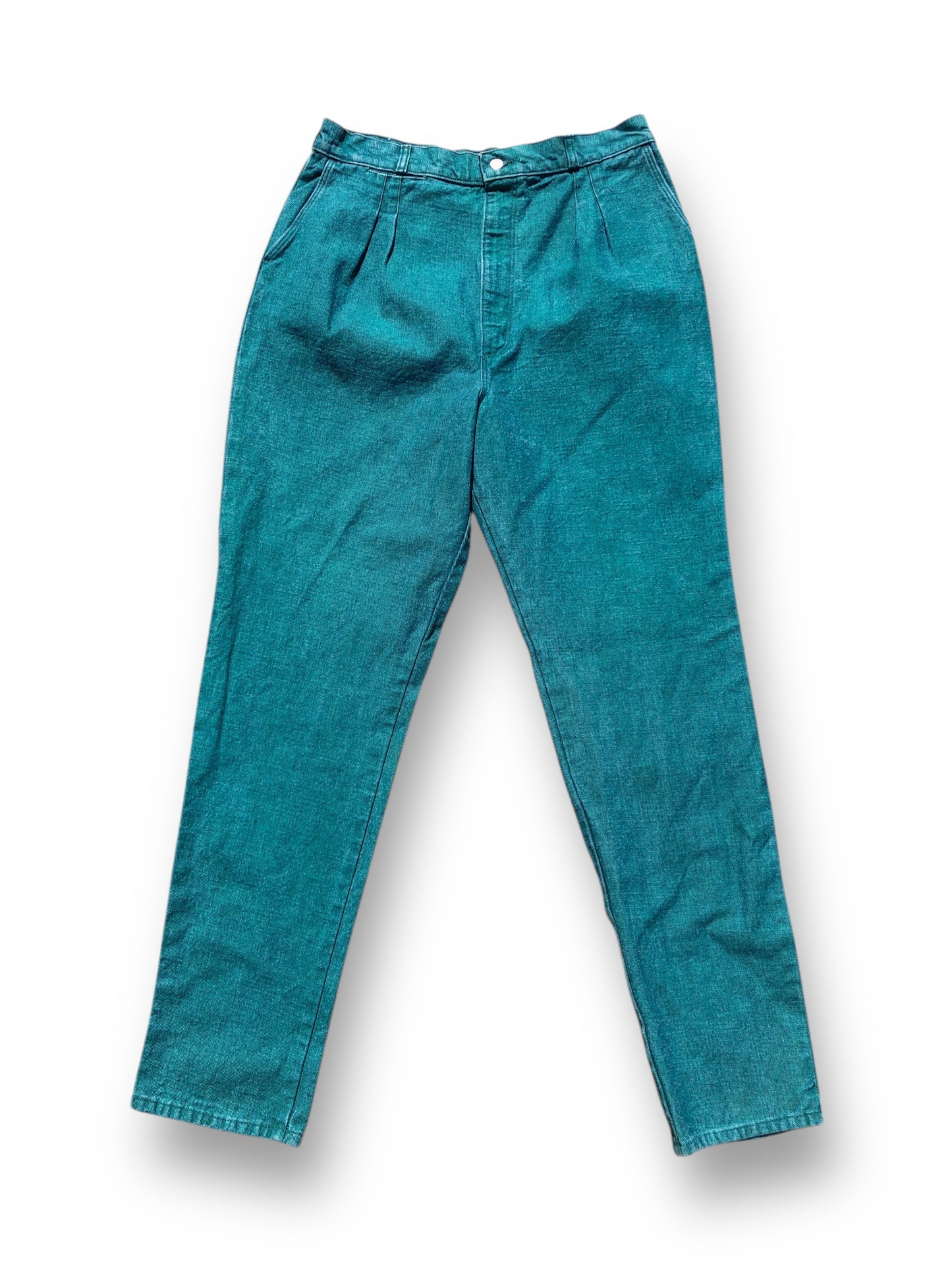 80’s/90’s Teal Blue Denim Jeans (XL)