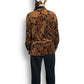 80’s/90’s Lizsport Black and Brown Paisley Velour Shirt (M/L)