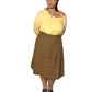 70’s Spiegel Khaki Pleated Skirt (2X)