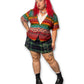 80’s/90’s Retro Southwestern Blouse (2X/3X)