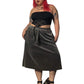 80’s/90’s Tumbleweeds Gray Velvet Skirt (XL/2X/3X)