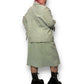 90’s Terry Lewis Mint Green Leather Skirt Suit