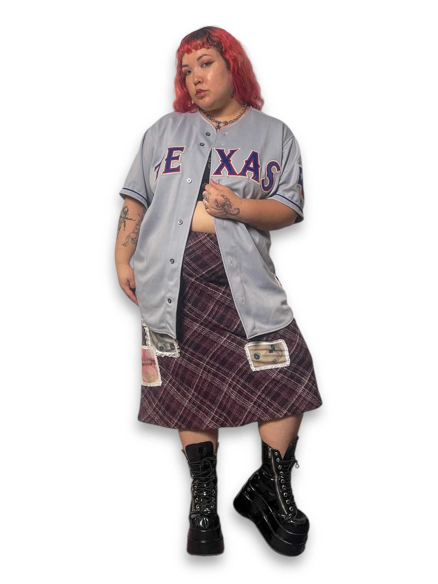 Vintage MLB Texas Rangers Lanier Jersey (1X/2X)