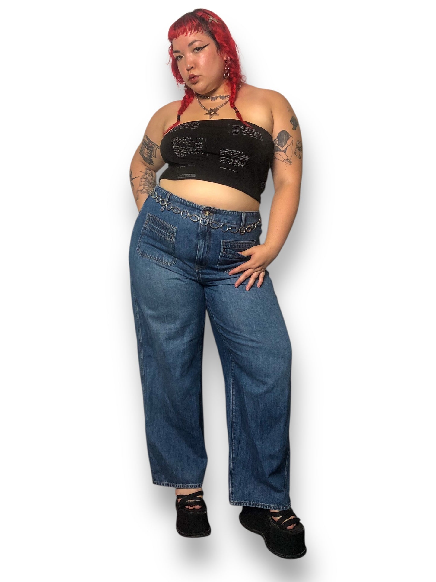 90’s/Y2K Old Navy Wide Leg Denim Jeans (2X/3X)