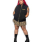 90’s/Y2K Black Work Vest (XL/1X/2X)