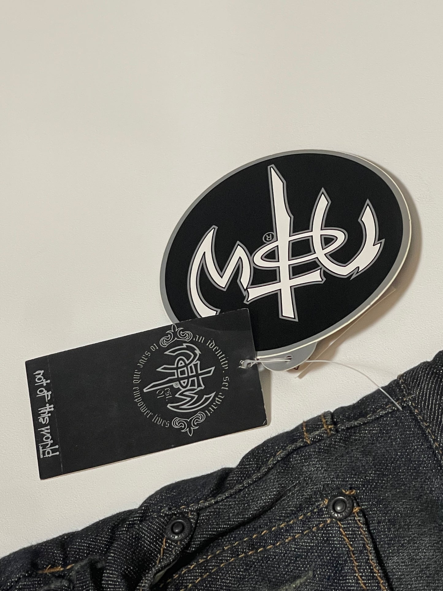 Deadstock Y2K Dark Wash Denim Jeans (XL)