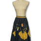 Vintage Kitschy Print Circle Skirt (S)