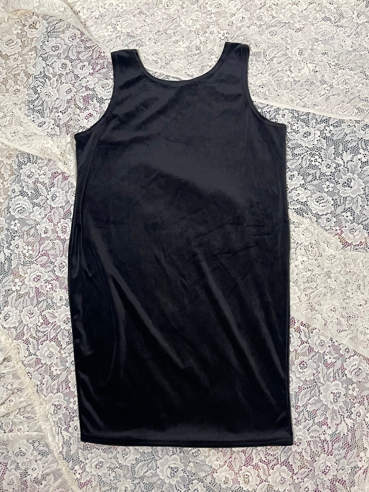 90’s Velour Bodycon Dress (L)