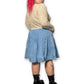 80’s/90’s Prairie Lace Denim Tiered Dress (3X)