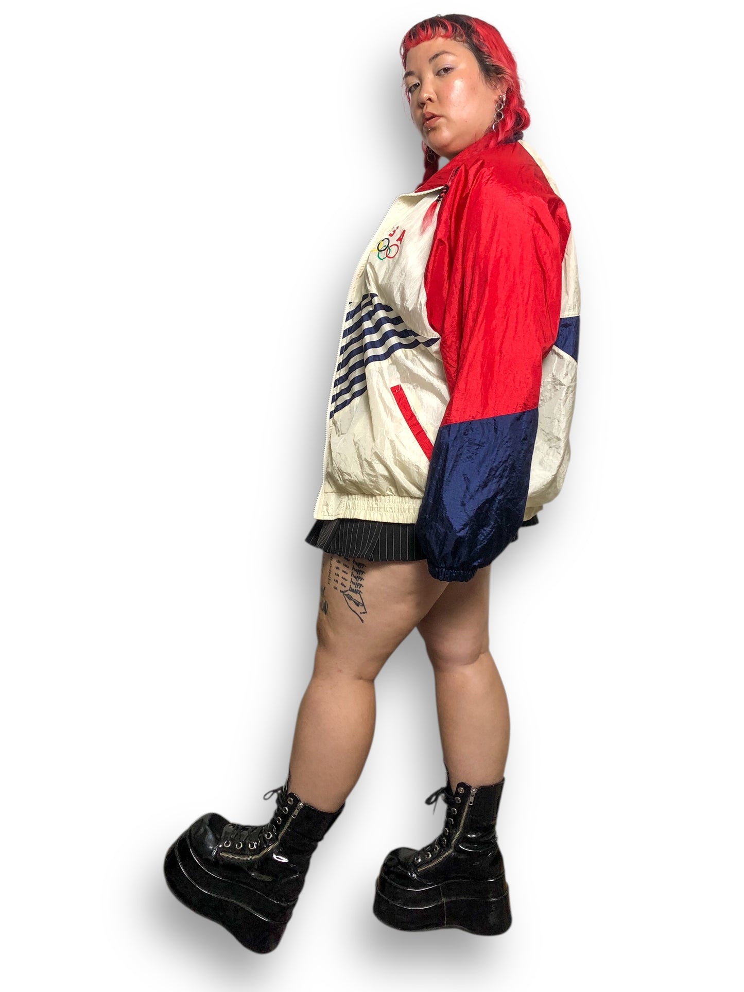 90’s Avon USA Olympics Windbreaker (L/XL/2X/3X)