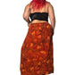 80’s Created for Essence by Mail Orange Floral Skirt (3X/4X)